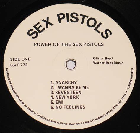 sex pistols power of the sex pistols punk 12 lp vinyl album cover