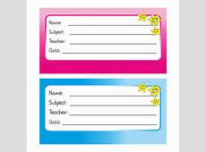 Label pupils property with these handy name tags. These 25x50mm