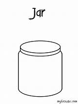 Jar Coloring 48kb sketch template