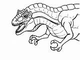 Allosaurus Coloring Outline Pages Lord Template Deviantart Popular sketch template