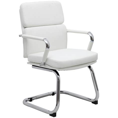 ava white executive visitor chair
