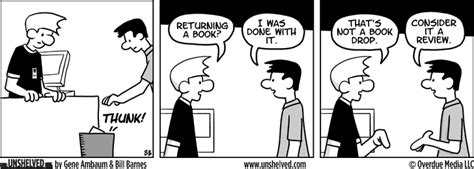 mystery fanfare cartoon of the day unshelved