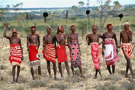 a gathering of samburu moran warriors kenya