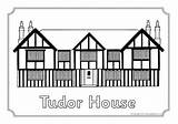 Colouring Tudor House Pages Sheets Coloring Tudors Houses Sheet Great Sparklebox Fire London sketch template