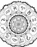 Zodiac Mandala Pages Coloring Adults Virgo Deviantart Mandalas Signs Sign Libra Horoscope Book Wallpaper Scorpio Astrology Choose Board Template sketch template