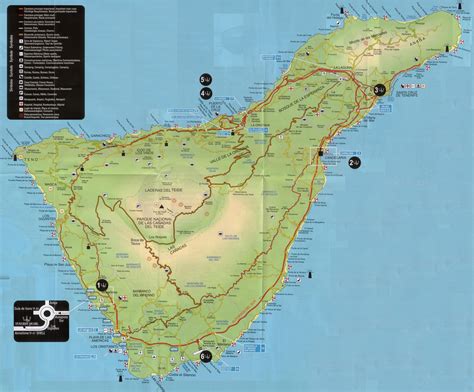 tenerife island tourist map full size gifex