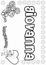 Giovanna Coloring Online Hellokids Print Color Pages sketch template