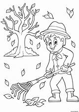 Automne Coloriage Feuilles Imprimer Ramasser Dessins Dautomne Prodigue Halloween Fois Imprimé sketch template