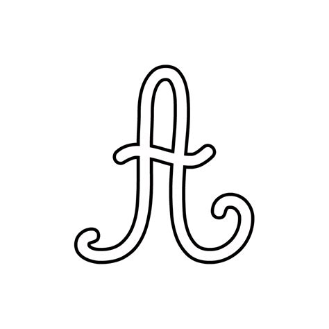 letters  numbers cursive uppercase letter