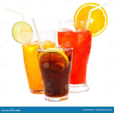 soft drinks stock photo image