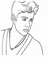 Justin Bieber Coloring Pages Singer Pop Celebrities Country Drawing Canadian Cool Color Printable Waverly Place Drawings Getdrawings Print Kids Getcolorings sketch template