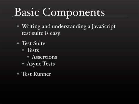 basic components writing