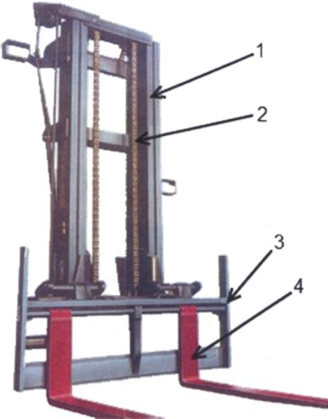 forklift mast parts diagram