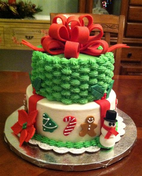 christmas cake cakecentralcom