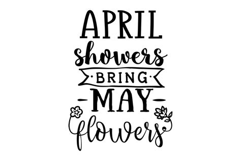april showers bring  flowers svg file   svg cut files