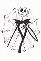 Skellington Skeleton Nightmare Colorear Burton Sally sketch template