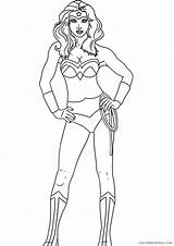 Wonder Coloring Woman Pages Coloring4free Kids Related Posts sketch template