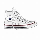 Converse Redbubble Drawing Sticker Stickers Cool Chuck Tumblr Star Girl College Paintingvalley Phone sketch template