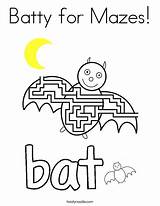 Coloring Batty Mazes Favorites Login Add sketch template
