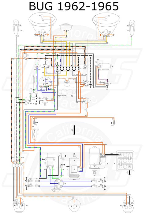 vw beetle starter wiring diagram