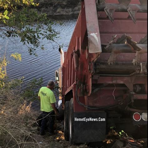 idiots drives semi dump truck  lake   prank gilman springs