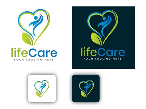 life care logo  suvangkor roy  dribbble