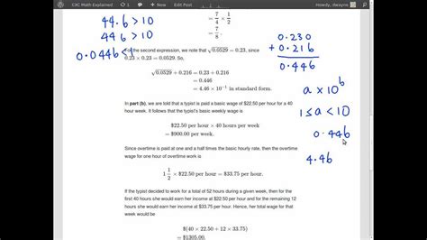cxc math explained csec math jan  paper  question   ii youtube