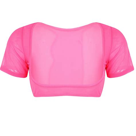 Women Cotton Crop Top Sexy Ladies Lingerie Cut Out Short Tank T Shirt