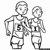 Coloring Pages Race Walking Colouring Sports Color Online Volleyball Running Racing Thecolor Kids Olympic Run Line Sport Blanco Negro sketch template