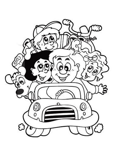 family coloring pages books    printable