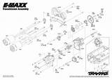 Traxxas Maxx Exploded Bouwtekening Transmissie Explosionszeichnung Tsm Trxxs sketch template