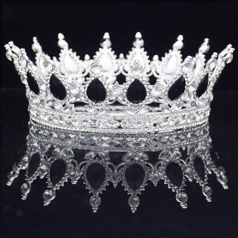 Queen King Crown Noiva Headdress Prom Performance Tiaras And Crowns