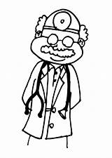Coloring Doctor Pages Kids Popular sketch template
