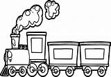 Train Coloring Cartoon Pages Drawing Zug Printable Cars Kids Sheets Choose Board sketch template