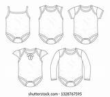 Romper Suit Shutterstock Outline These Template sketch template