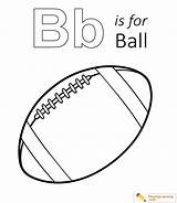 Coloring Ball Letter Printable Alphabet Sheet Learning sketch template