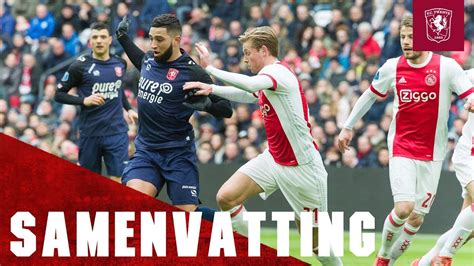 samenvatting ajax fc twente    youtube