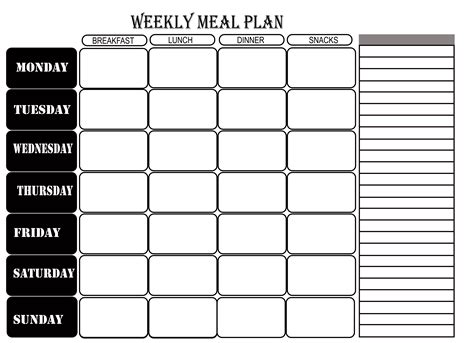 printable meal planning template freebie meal planner vrogueco