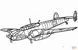 Messerschmitt Coloring Pages Bf Fighter Aircraft Heavy Bomber Military Avion Coloriage Lancaster Guerre Color Avro sketch template