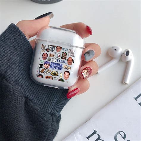 airpods case airpod cover clear holder apple airpods art case etsy