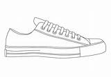 Template Converse Drawing Shoe Chuck Taylor Coloring Sneaker Shoes Deviantart Sneakers Drawings Vans Pages Outline Blank Sheets Custom Templates Printable sketch template