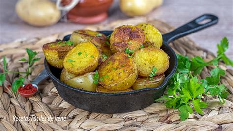 patatas  la sarten especiadas  sin freir guarnicion saludable