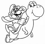 Yoshi Coloring Pages Popular sketch template