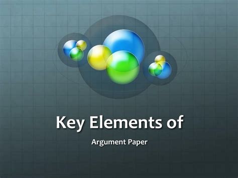 key elements  powerpoint    id