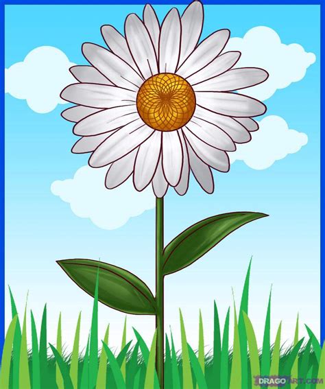 gambar gambar kartun bunga