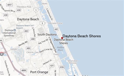 daytona beach shores location guide