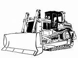 Bulldozer Dozer Buldozer Crafteroks Uses Binged Vectorified sketch template