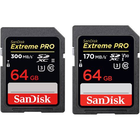 sandisk gb extreme pro uhs ii sdxc memory card  gb