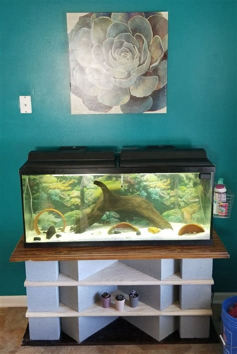 unique diy  gallon aquarium stand tutorial fish tank stand