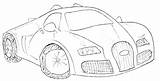 Bugatti Chiron Coloring Pages Getcolorings Color Getdrawings sketch template